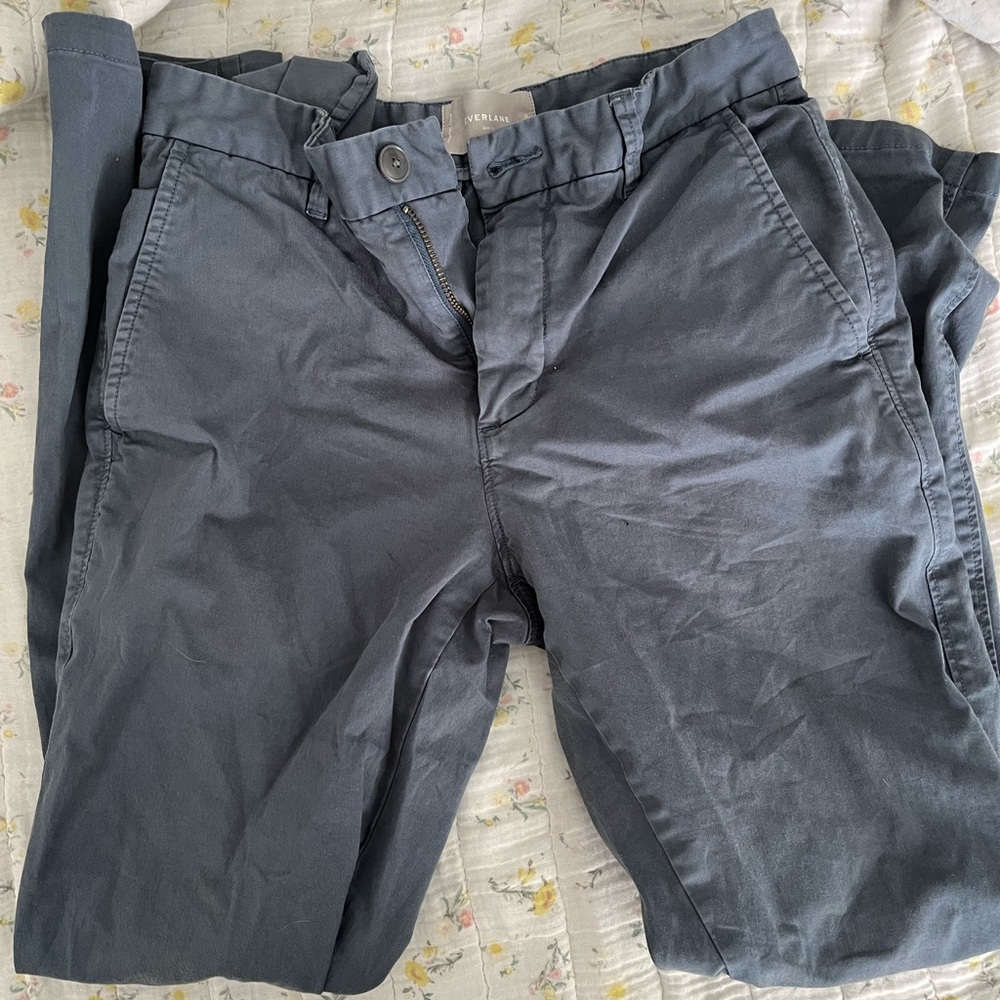 Everlane Men’s Charcoal Blue Chino Pants 28x32